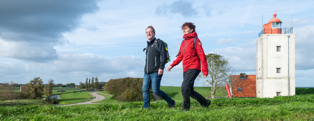 Wandelen bij de Vuurtoren De Ven