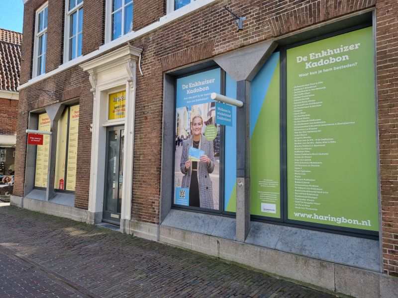 Raamstickers Westerstraat