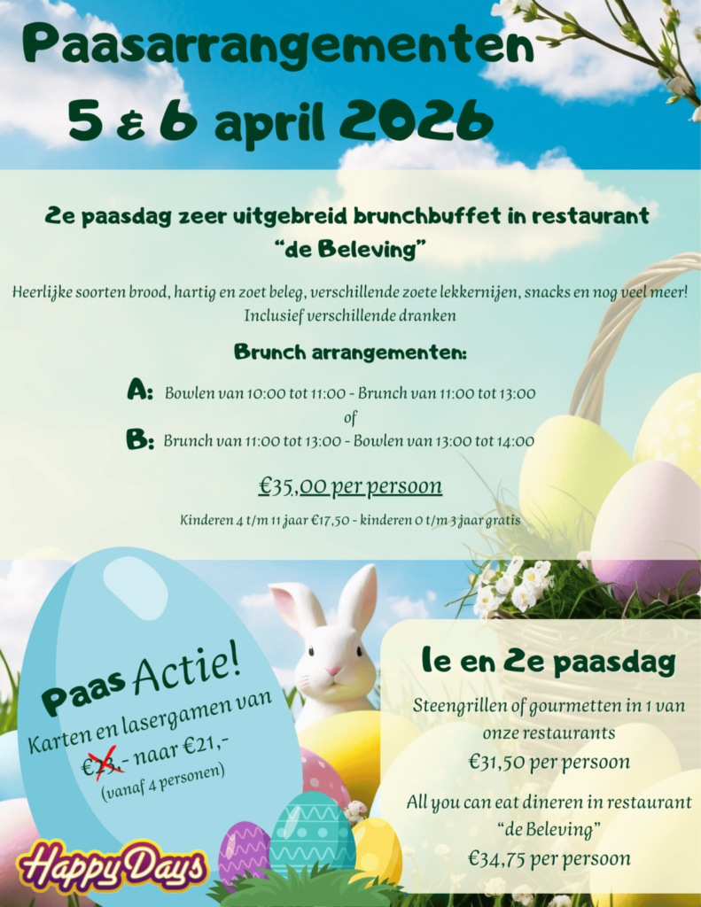 Paasbrunch Happy Days