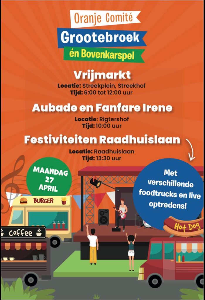 Koningsdag Grootebroek en Bovenkarspel