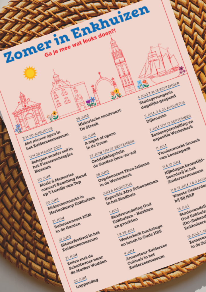 Flyer zomer enkhuizen