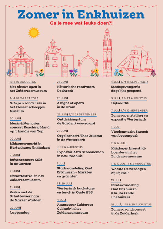 Evenementenflyer zomer 2026
